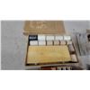 Image 7 : Vintage Sewing Lot: Belding's Silk Thread, Singer Machine Belt, No. 127 Manual and Wooden Spools