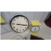 Image 2 : Vintage Westclox Electric Wall Clock, Sears Roebuck Scale, Rolling Pins, Baster