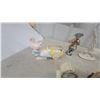 Image 4 : Decorative Porcelain Figurines, Mantel Clocks, Easter Bunny, Trinket Dish