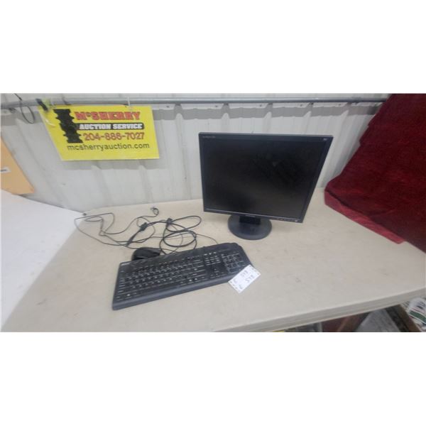 Samsung SyncMaster 203B LCD Monitor and Acer Keyboard