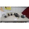 Image 1 : Electric Motor with V-Belt Pulley, Smaller HVAC Blower Motor and 4 partial Spools of Wire