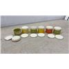 Image 7 : Tupperware 3 Yellow Tumblers, Spice Shakers and Storage container with lid