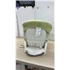 Image 3 : The First Years Green and White Baby Booster Seat with Tray and Straps
