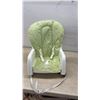 Image 4 : The First Years Green and White Baby Booster Seat with Tray and Straps