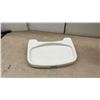 Image 5 : The First Years Green and White Baby Booster Seat with Tray and Straps