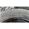 Image 4 : Set of 4 Michelin Winter Tires on Rims with Hub Caps, 205/55R16 on 5 × 114.3mm Steel Rims, centre