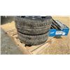 Image 9 : Set of 4 Michelin Winter Tires on Rims with Hub Caps, 205/55R16 on 5 × 114.3mm Steel Rims, centre