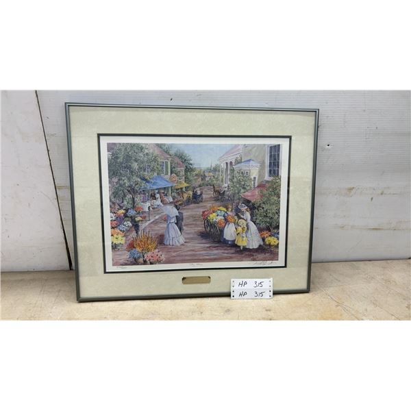 Rosemarie Condon "Chez Marie" Print, 2170/4950, Signed and Dated '95, Framed, 18 1/2 × 23 1/2”