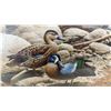 Image 4 : Michael Dumas "Outflow" Print, Signed and Numbered 5209/5300, 1991, Framed and Matted, 16 × 30”