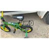 Image 3 : John Deere Heavy Duty Child's Bicycle with Training Wheels, Rear Rack, and Bell