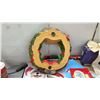 Image 5 : Nativity Scene ceramic Christmas Wreath, Tree Skirt, Snowman Figures, Outdoor Lights, Santa’s Bag