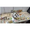 Image 1 : Box of Old Religious Items Including Prayer Cards, Pamphlets, Photographs, Crucifix