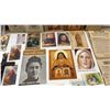 Image 2 : Box of Old Religious Items Including Prayer Cards, Pamphlets, Photographs, Crucifix