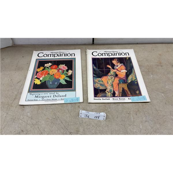 Two 1931 June and August Woman's Home Companion 10 Cents Magazines