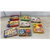 Image 1 : 8 Vintage Mickey Mouse Puzzles (Pieces Missing in Each)