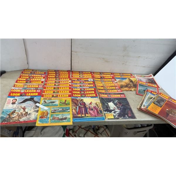 69 Look and Learn British Educational Weekly Children's Magazines From the 1960s and 1970s. Colour