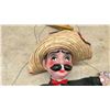 Image 4 : Vintage Mexican String Marionette Puppet with Sombrero, Mustache, and Pistols