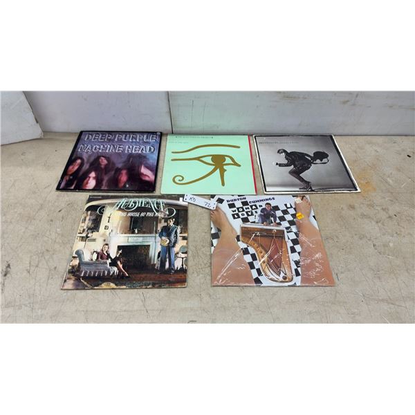 5 Albums: Deep Purple Machine Head, The Alan Parsons Project Eye in the Sky, Burton Cummings Woman