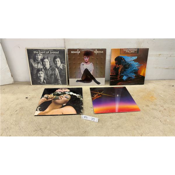 The Best of Bread, Pat Benatar Nervous, The Alan Parsons Project Pyramid, Donna Summer Live