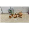 Image 1 : Margarita Gift Set with Shaker, Margarita and Shot Glasses, Appetizer Plate, and Coppercraft style