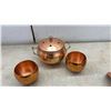 Image 7 : Margarita Gift Set with Shaker, Margarita and Shot Glasses, Appetizer Plate, and Coppercraft style