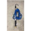 Image 5 : Two Brooms and Expandable Hose, Lawn Sprinkler and Telescoping wand with Gutter Cleaner