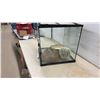 Image 2 : Exo Terra Glass Terrarium, Water Dish, Rock and Cactus, 18 1/2 × 17 1/2 × 17 1/2”