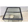 Image 6 : Exo Terra Glass Terrarium, Water Dish, Rock and Cactus, 18 1/2 × 17 1/2 × 17 1/2”