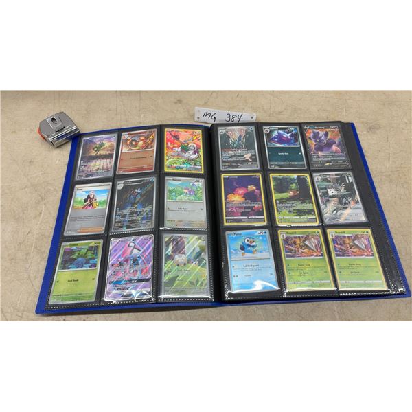 50 + Pokémon Trading Cards in Binder