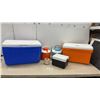 Image 1 : Two Coleman Coolers, 2 Picnic Jugs