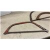 Image 3 : 4 Vintage Bow Saws