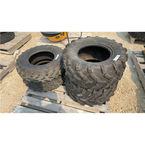 Carlisle ATV All Terrain Tires: (2) Fronts and (2) Rears