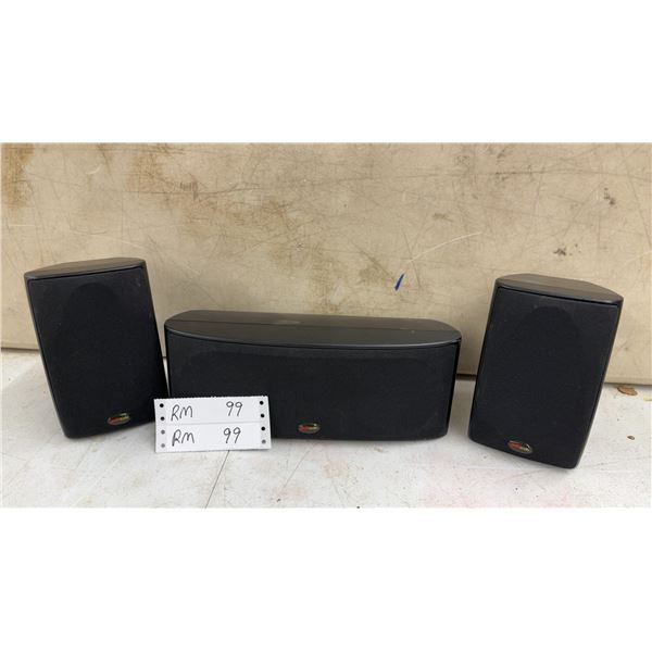 3 Polk Audio Speakers