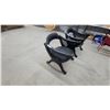 Image 2 : 2x Vintage regency barrel style chairs