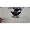 Image 4 : 2x Vintage regency barrel style chairs