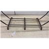 Image 3 : Wrought Iron Dodecagonal Firewood Log Rack Holder With Curved Feet 33 × 42 × 15”