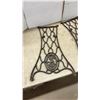 Image 2 : Antique Singer Manufacturing Company Cast Iron Treadle Sewing Machine Stand Legs and Cross-Brace