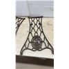 Image 4 : Antique Singer Manufacturing Company Cast Iron Treadle Sewing Machine Stand Legs and Cross-Brace