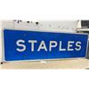 Image 1 : Staples Wooden Sign, 24 × 71”