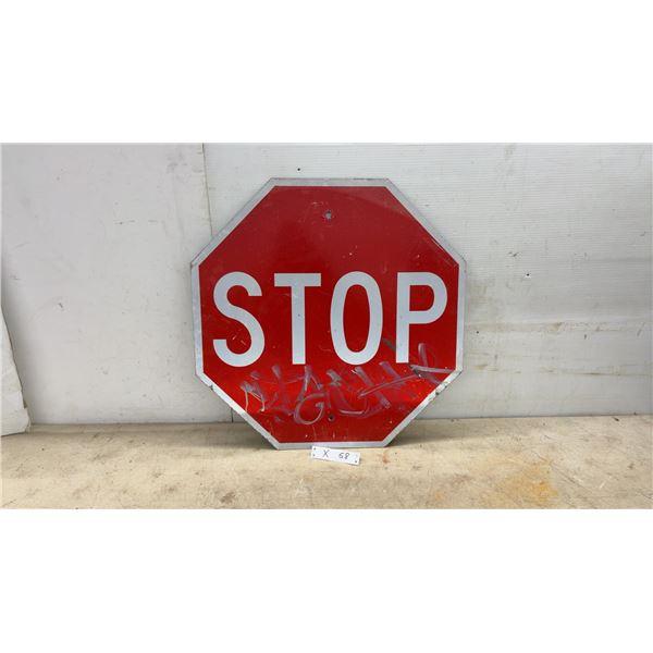 Metal STOP Sign, 24 × 24”