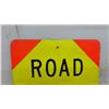 Image 3 : “Road Closed” Metal Sign, 24 × 24”