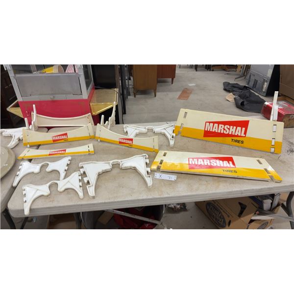 Marshal Tires Point-of-Sale Display Pieces