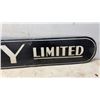 Image 5 : Vintage "The C.E. Marley Limited" Porcelain Business Sign, Cream on Black, 6 × 72”