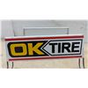 Image 6 : “OK Tire” Metal Countertop Display Sign