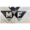 Image 11 : Massey Ferguson "World Famous Farm Equipment" Metal Sign, 16 × 40” Has Some Damage