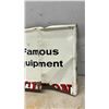 Image 6 : Massey Ferguson "World Famous Farm Equipment" Metal Sign, 16 × 40” Has Some Damage