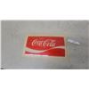 Image 1 : Vintage Coca-Cola "Enjoy" Molded Plastic Convex Bubble Sign with Trade Mark Reg Script Logo 10”×17”
