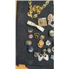 Image 7 : Collection of Vintage Costume Jewelry Including Gold-Tone Necklaces, Faux Pearls, Earrings