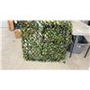 Image 5 : Expandable Faux Leaf Privacy Screens on Wooden Accordion Trellis, 2 @ 7 × 3 ft and 2 @ 3 × 4 Ft