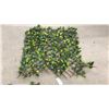 Image 6 : Expandable Faux Leaf Privacy Screens on Wooden Accordion Trellis, 2 @ 7 × 3 ft and 2 @ 3 × 4 Ft